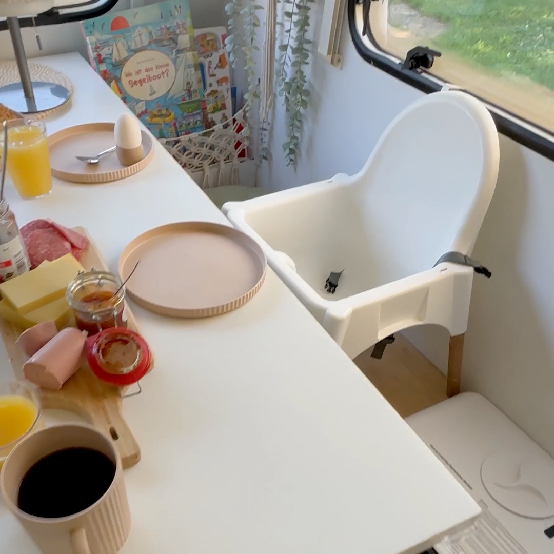 IKEA Hack | ANTILOP Hochstuhl beim Camping