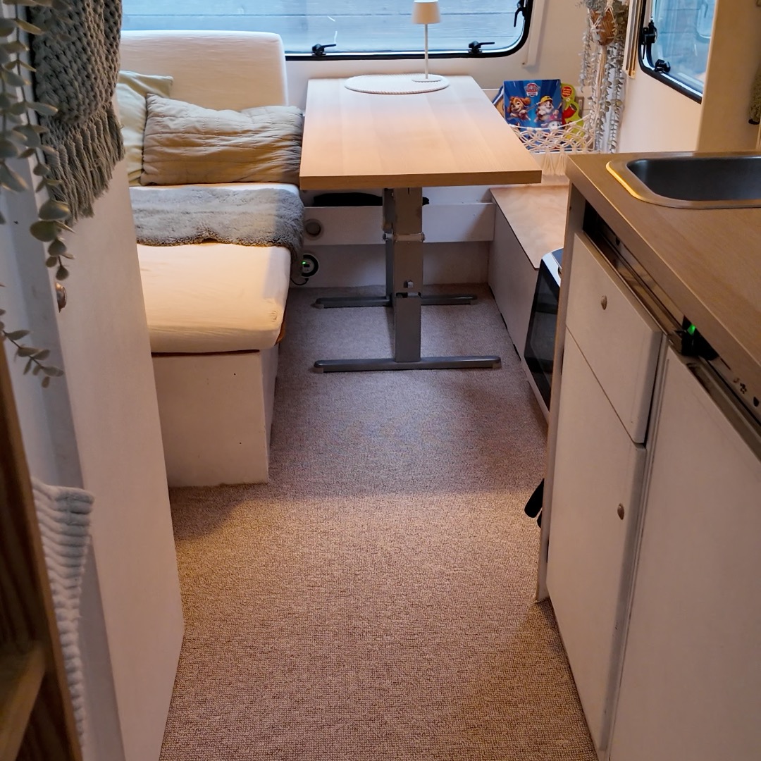 Teppich im Wohnwagen